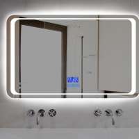 Customization Smart Bathroom Anti-fog Make Up Vanity Cabinet LED Mirror